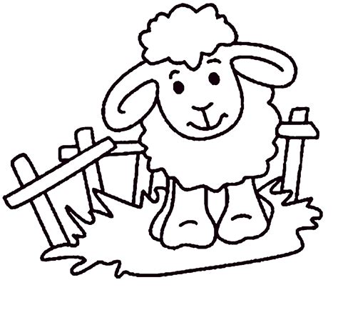 Sheep Coloring Pages Printable